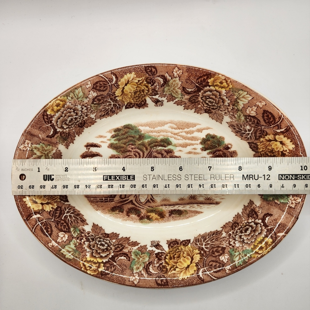 Vintage Nasco "Mountain Wood-Land" Serving Dish - Picture 3 of 7